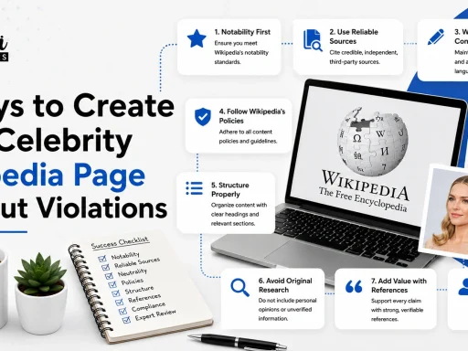 8 Ways to Create Your Celebrity Wikipedia Page Without Violations