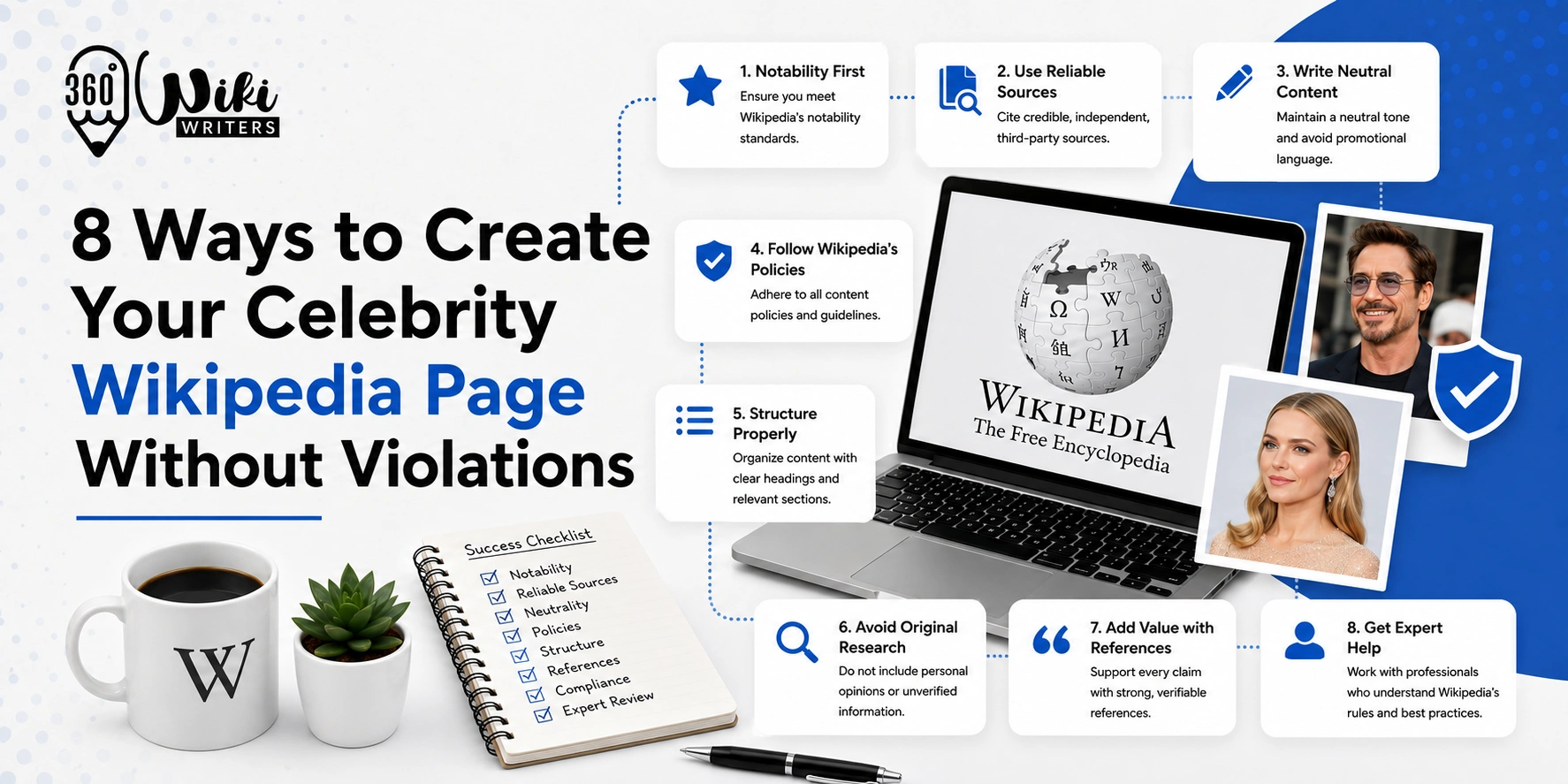 8 Ways to Create Your Celebrity Wikipedia Page Without Violations