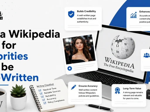 Why a Wikipedia Page for Celebrities Must be Well-Written